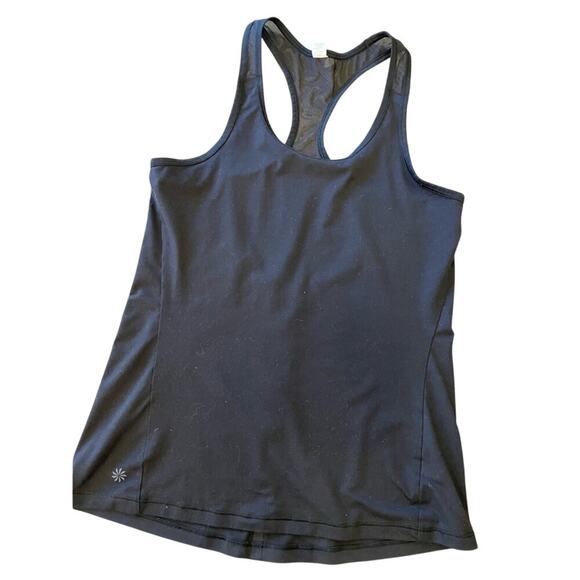 Athleta Black Workout Athleisure Exercise Tank Top Shirt Women's size XXS - Picture 1 of 8